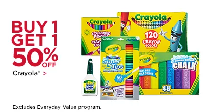 Buy 1, Get 1 50% OFF Crayola