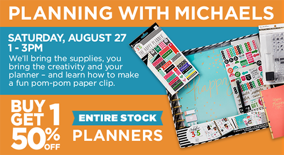 Planner Event & BOGO 50% Entire Stock Planners