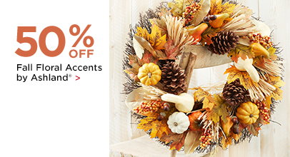 50% OFF Fall Floral Accents by Ashland